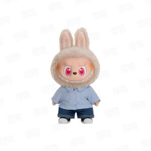 Bubble Mart POP MART LABUBU THEMONSTERS-FLIPWITH ME Jet Glue Plush Doll Summer Wild Cute Summer Series Trendy Doll 40cm