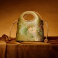 10_Printed_Jacquard_Lotus_Green_Drawstring_Bucket_Bag_LD120670