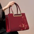 97_Sinocultural_Embroidery_Leather_Red_Tote_Bag_Magnolia_Women_s_Handbag