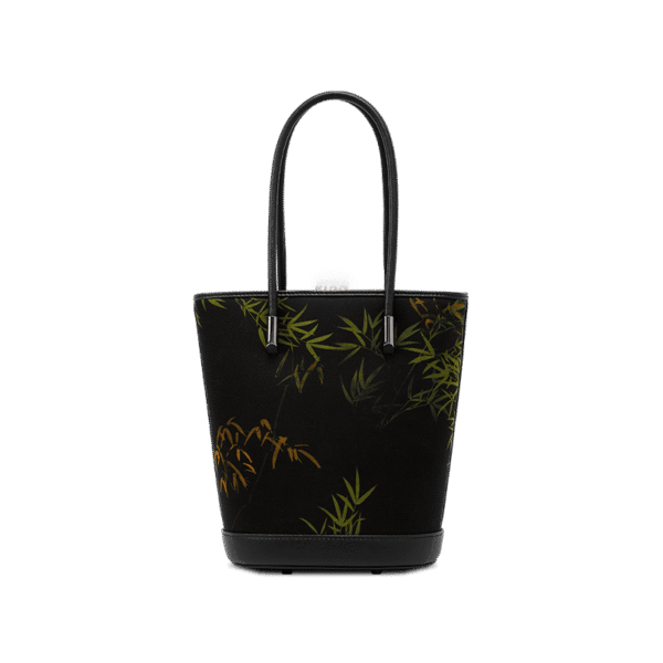 F110608_Xiangyunsha_Silk_Bamboo_Print_Crossbody_Bucket_Bag_P110608