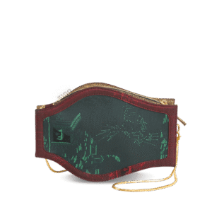 Ultra-Light Water Bottle-Shaped Song Brocade Vintage Style Crossbody Bag 164g