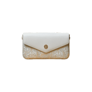 Brocade Jacquard Chic Elegant Lady Blue Evening Clutch Bag