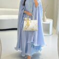Sinocultural-White-Orchid-Handbag-Standing-Model-Scarf