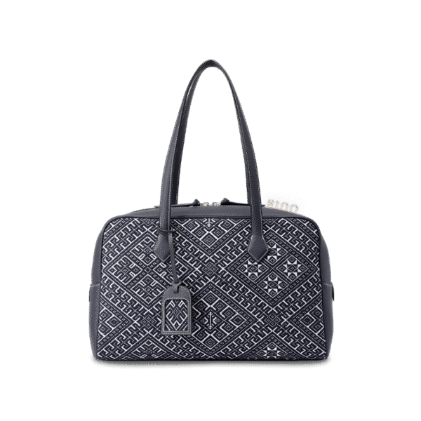 zhuang-brocade-flying-swallow-leather-handbag-front-view